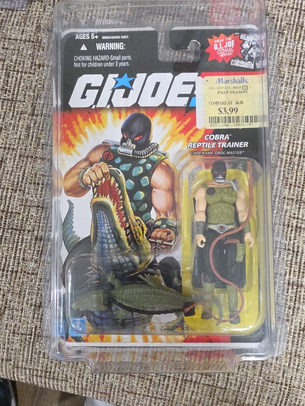 Hasbro G.I. Joe Cobra Reptile Trainer Action Figure - Olive Green, Black